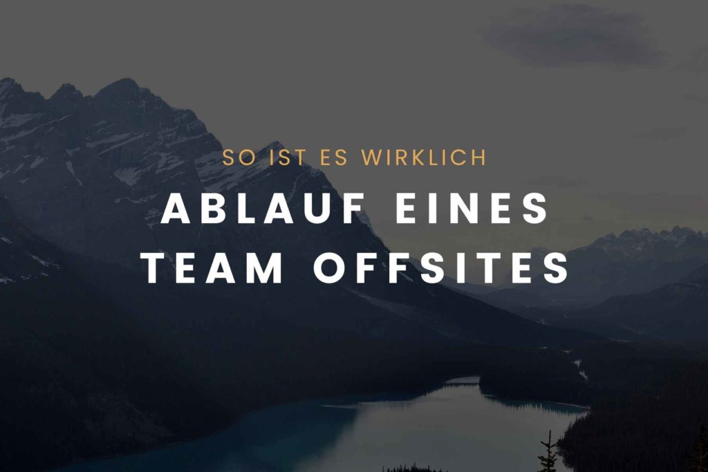 Ablauf einer Workation